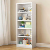 Moderne stalen boekenkast gesloten boekenplank voor elke kamer, 13 "W