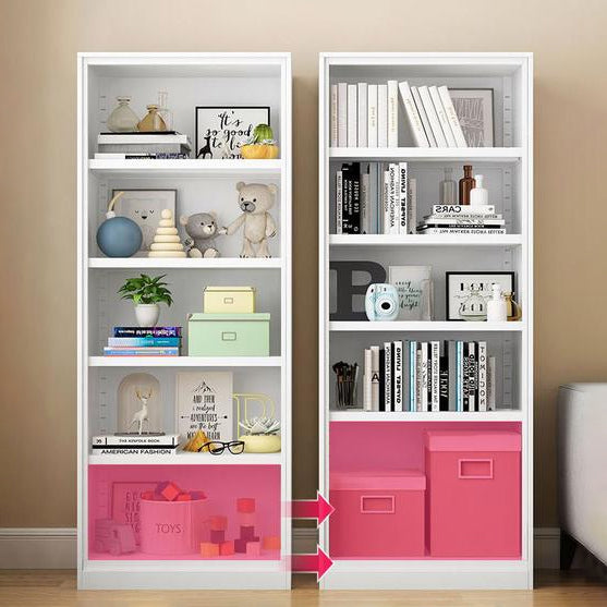 Moderne stalen boekenkast gesloten boekenplank voor elke kamer, 13 "W