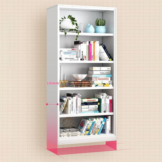 Moderne stalen boekenkast gesloten boekenplank voor elke kamer, 13 "W