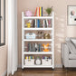 Open Standard Bookshelf Modern Minimalist Metal Rectangular Bookcase Clearhalo 'Bookcases' 'furn' 'furn_bookcases' 'Furniture' 'Office Furniture' 5593442
