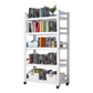 Open Standard Bookshelf Modern Minimalist Metal Rectangular Bookcase 31.5"L x 13.8"W x 63"H White Clearhalo 'Bookcases' 'furn' 'furn_bookcases' 'Furniture' 'Office Furniture' 5593459
