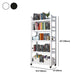 Open Standard Bookshelf Modern Minimalist Metal Rectangular Bookcase Clearhalo 'Bookcases' 'furn' 'furn_bookcases' 'Furniture' 'Office Furniture' 5593473