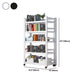 Open Standard Bookshelf Modern Minimalist Metal Rectangular Bookcase Clearhalo 'Bookcases' 'furn' 'furn_bookcases' 'Furniture' 'Office Furniture' 5593476