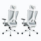 Black / Grey Mesh Office Chair Nylon Frame Rotatable Desk Chair with Wheels White 2 Piece Set Clearhalo 'furn' 'furn_office_chair' 'Furniture' 'Office Chairs' 'Office Furniture' 'office_chair' 5593682
