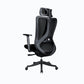 Black / Grey Mesh Office Chair Nylon Frame Rotatable Desk Chair with Wheels Black 1 Piece Clearhalo 'furn' 'furn_office_chair' 'Furniture' 'Office Chairs' 'Office Furniture' 'office_chair' 5593690