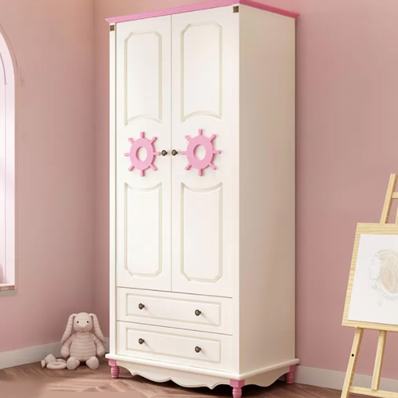 Coastal scharnierende deur opbergkast met laden vervaardigd houten matte afwerking kast