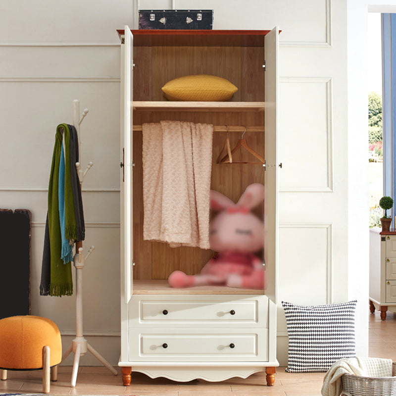 Coastal scharnierende deur opbergkast met laden vervaardigd houten matte afwerking kast