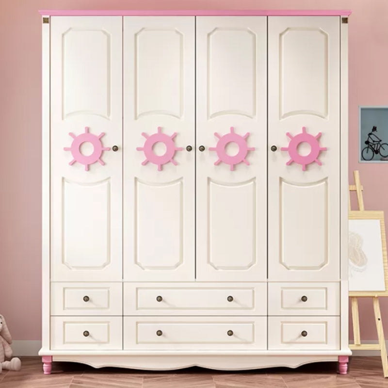 Coastal scharnierende deur opbergkast met laden vervaardigd houten matte afwerking kast