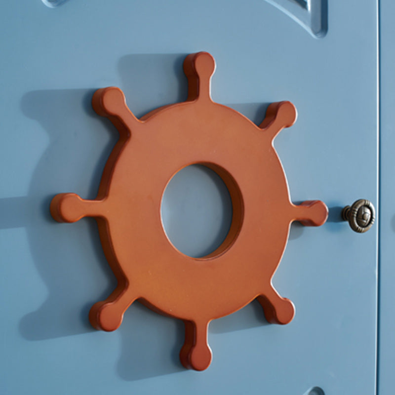 Coastal scharnierende deur opbergkast met laden vervaardigd houten matte afwerking kast