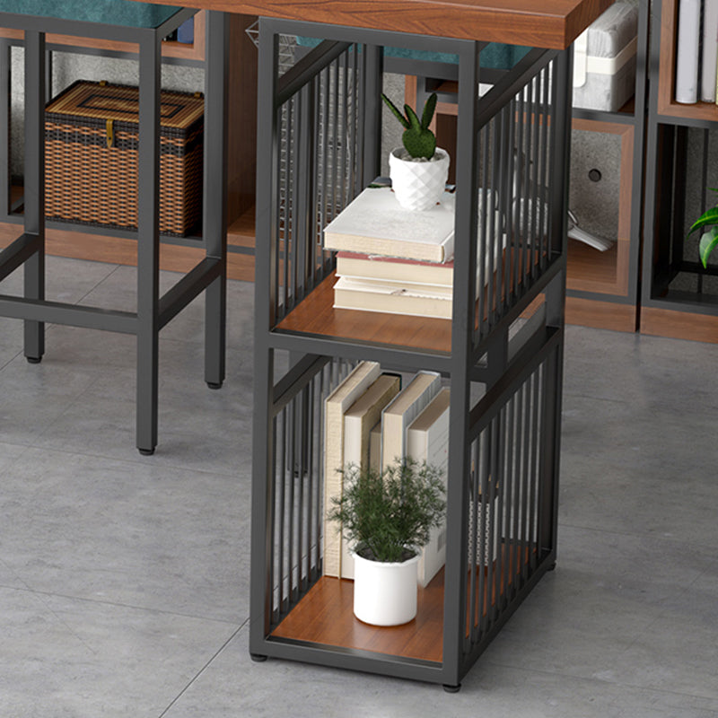 Modern de 1/4/7 piezas de mesa de barra de barra de pino de madera de pino con taburetes altos