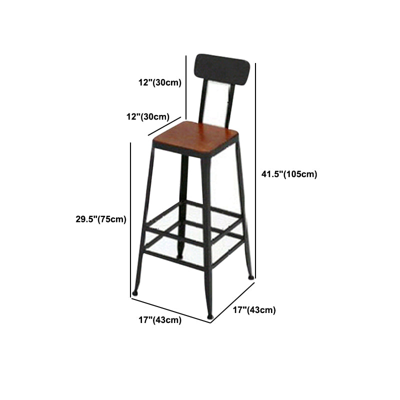 1/5 piezas Mesa de mesa de pub rectangular industrial de la mesa de madera con taburetes altos