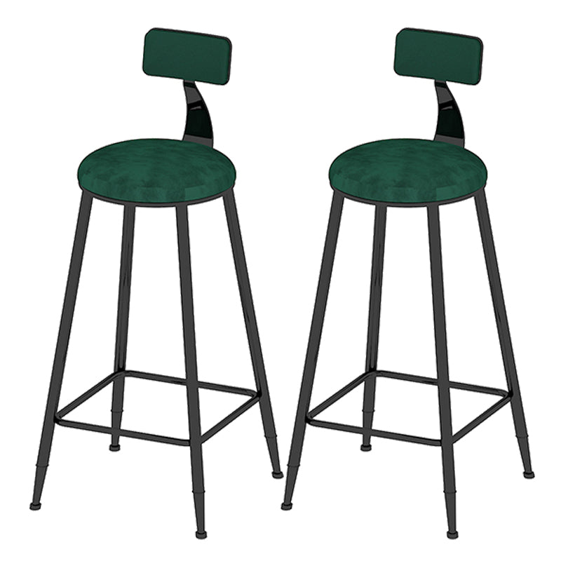 Indoor Oval Pub Dining Set 1/2/3 Pieces Stone and Metal Pub Set with Storage Green 30"H Stools (Set of 2) Clearhalo 'Bar Furniture' 'furn' 'furn_home_bar_bar_sets' 'Furniture' 'Home Bars & Bar Sets' 'home_bar_bar_sets' 'Kitchen & Dining Furniture' 5596887