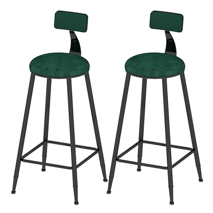 Indoor Oval Pub Dining Set 1/2/3 Pieces Stone and Metal Pub Set with Storage Green 30"H Stools (Set of 2) Clearhalo 'Bar Furniture' 'furn' 'furn_home_bar_bar_sets' 'Furniture' 'Home Bars & Bar Sets' 'home_bar_bar_sets' 'Kitchen & Dining Furniture' 5596887