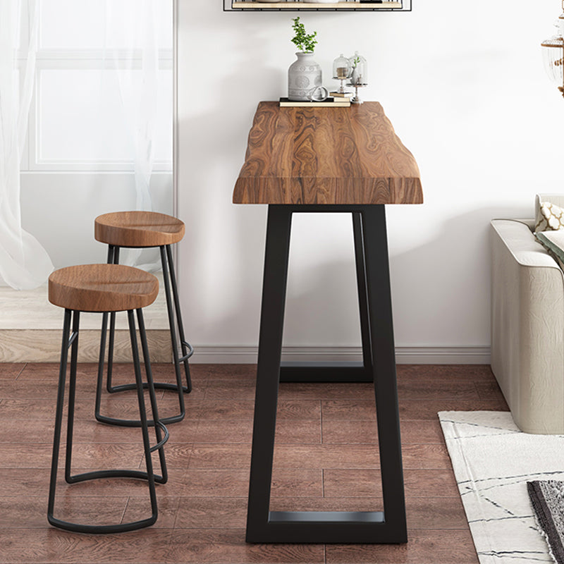 Set di altezza da banco industriale 1/2/3 pezzi in legno massiccio e sgabelli