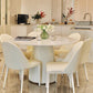 Glam Dining Set Stone 1/4/6/7 Pieces Dining Furniture for Indoor