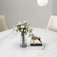 Glam Dining Set Stone 1/4/6/7 Pieces Dining Furniture for Indoor