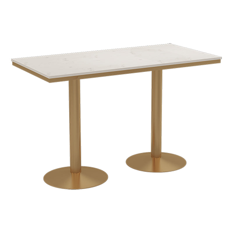 Nordic 1/3/4 Pieces Dining Set Stone Dining Table for Milk Tea Shop Cafe White 47.2"L x 23.6"W Clearhalo 'Dining Room Sets' 'Dining Tables & Seating' 'dining_room_set' 'furn' 'furn_dining_room_set' 'Furniture' 'Kitchen & Dining Furniture' 5597050
