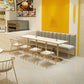 Nordic 1/3/4 Pieces Dining Set Stone Dining Table for Milk Tea Shop Cafe Clearhalo 'Dining Room Sets' 'Dining Tables & Seating' 'dining_room_set' 'furn' 'furn_dining_room_set' 'Furniture' 'Kitchen & Dining Furniture' 5597053