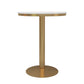 Nordic 1/3/4 Pieces Dining Set Stone Dining Table for Milk Tea Shop Cafe White 24"L x 24"W Clearhalo 'Dining Room Sets' 'Dining Tables & Seating' 'dining_room_set' 'furn' 'furn_dining_room_set' 'Furniture' 'Kitchen & Dining Furniture' 5597056