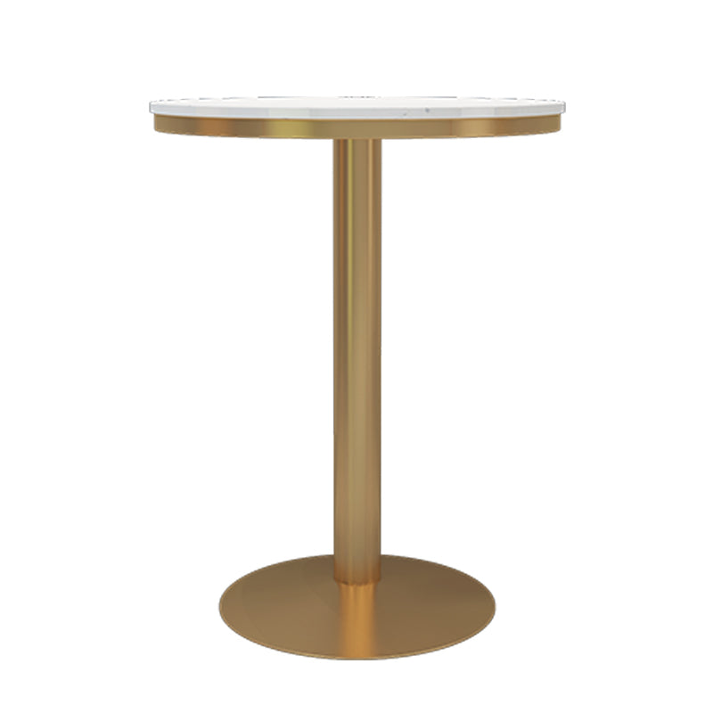 Nordic 1/3/4 Pieces Dining Set Stone Dining Table for Milk Tea Shop Cafe White 24"L x 24"W Clearhalo 'Dining Room Sets' 'Dining Tables & Seating' 'dining_room_set' 'furn' 'furn_dining_room_set' 'Furniture' 'Kitchen & Dining Furniture' 5597056