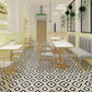 Nordic 1/3/4 Pieces Dining Set Stone Dining Table for Milk Tea Shop Cafe Clearhalo 'Dining Room Sets' 'Dining Tables & Seating' 'dining_room_set' 'furn' 'furn_dining_room_set' 'Furniture' 'Kitchen & Dining Furniture' 5597059