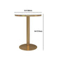 Nordic 1/3/4 Pieces Dining Set Stone Dining Table for Milk Tea Shop Cafe Clearhalo 'Dining Room Sets' 'Dining Tables & Seating' 'dining_room_set' 'furn' 'furn_dining_room_set' 'Furniture' 'Kitchen & Dining Furniture' 5597060