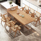 Modern Solid Wood Dining Set 1/2/5/7 Pieces Dining Table with Wood Chairs Clearhalo 'Dining Room Sets' 'Dining Tables & Seating' 'dining_room_set' 'furn' 'furn_dining_room_set' 'Furniture' 'Kitchen & Dining Furniture' 5597069