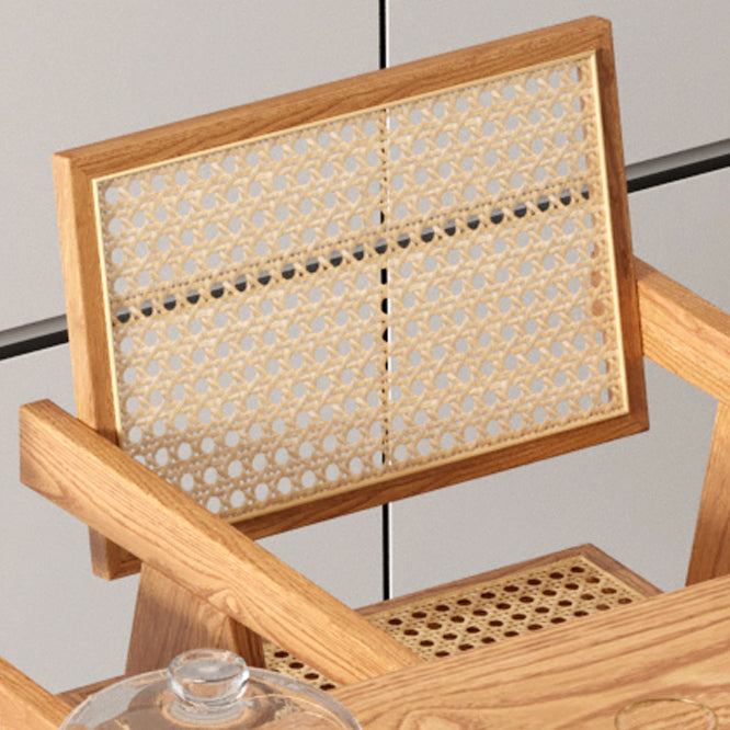 Modern Solid Wood Dining Set 1/2/5/7 Pieces Dining Table with Wood Chairs Clearhalo 'Dining Room Sets' 'Dining Tables & Seating' 'dining_room_set' 'furn' 'furn_dining_room_set' 'Furniture' 'Kitchen & Dining Furniture' 5597076