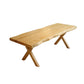 Ensemble de salle à manger moderne 1/2/5 pièces, table et chaises en bois massif