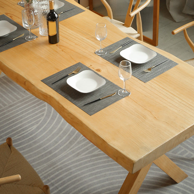 Ensemble de salle à manger moderne 1/2/5 pièces, table et chaises en bois massif
