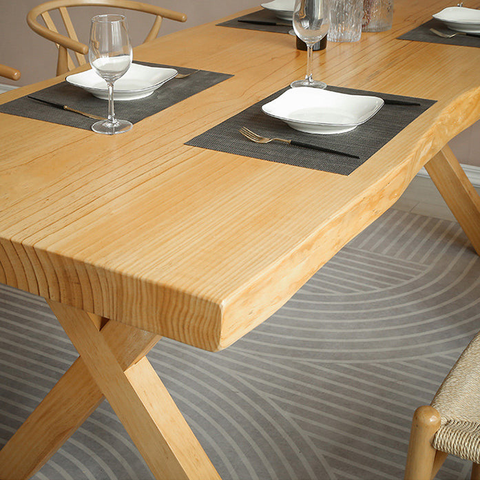 Ensemble de salle à manger moderne 1/2/5 pièces, table et chaises en bois massif