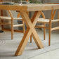 Ensemble de salle à manger moderne 1/2/5 pièces, table et chaises en bois massif