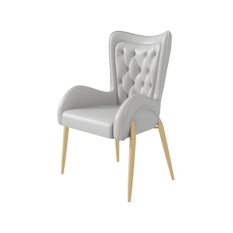 Nordic 1/4/5 Pieces Dining Set Round Stone Dining Table for Dining Room 1 Light Grey Chair Clearhalo 'Dining Room Sets' 'Dining Tables & Seating' 'dining_room_set' 'furn' 'furn_dining_room_set' 'Furniture' 'Kitchen & Dining Furniture' 5597160