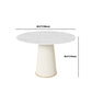 Nordic 1/4/5 Pieces Dining Set Round Stone Dining Table for Dining Room Clearhalo 'Dining Room Sets' 'Dining Tables & Seating' 'dining_room_set' 'furn' 'furn_dining_room_set' 'Furniture' 'Kitchen & Dining Furniture' 5597172