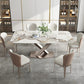 Modern Dining Set Stone 1/4/5/7 Pieces Dining Furniture for Home