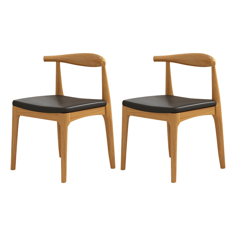 Modern Wood Dining Set 1/2/4/5 Pieces Indoor Dining Furniture for Kitchen 2 Wood Chairs Clearhalo 'Dining Room Sets' 'Dining Tables & Seating' 'dining_room_set' 'furn' 'furn_dining_room_set' 'Furniture' 'Kitchen & Dining Furniture' 5597240