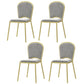 Nordic 1/4/5/7 Pieces Dining Set Rectangle Stone Dining Table for Kitchen Dining Room 4 Grey Chairs Clearhalo 'Dining Room Sets' 'Dining Tables & Seating' 'dining_room_set' 'furn' 'furn_dining_room_set' 'Furniture' 'Kitchen & Dining Furniture' 5597272