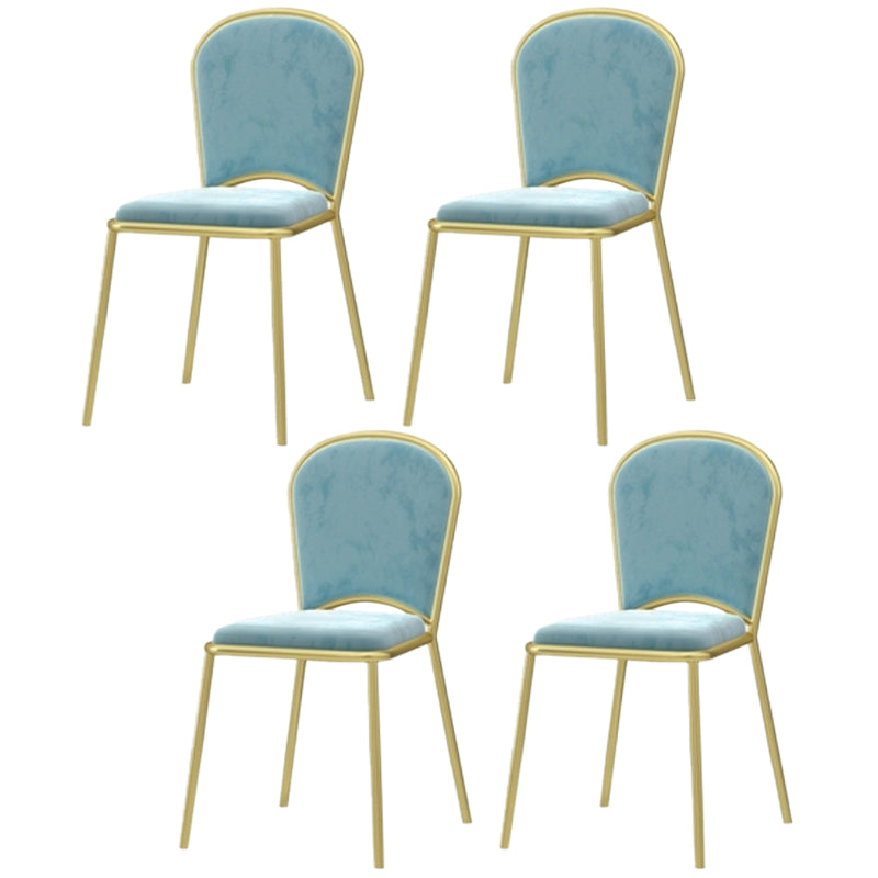 Nordic 1/4/5/7 Pieces Dining Set Rectangle Stone Dining Table for Kitchen Dining Room 4 Blue Chairs Clearhalo 'Dining Room Sets' 'Dining Tables & Seating' 'dining_room_set' 'furn' 'furn_dining_room_set' 'Furniture' 'Kitchen & Dining Furniture' 5597277