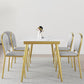 Nordic 1/4/5/7 Pieces Dining Set Rectangle Stone Dining Table for Kitchen Dining Room Clearhalo 'Dining Room Sets' 'Dining Tables & Seating' 'dining_room_set' 'furn' 'furn_dining_room_set' 'Furniture' 'Kitchen & Dining Furniture' 5597280