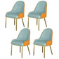 Nordic 1/4/5/7 Pieces Dining Set Rectangle Stone Dining Table for Kitchen Dining Room 4 Dark Blue Chairs Clearhalo 'Dining Room Sets' 'Dining Tables & Seating' 'dining_room_set' 'furn' 'furn_dining_room_set' 'Furniture' 'Kitchen & Dining Furniture' 5597281