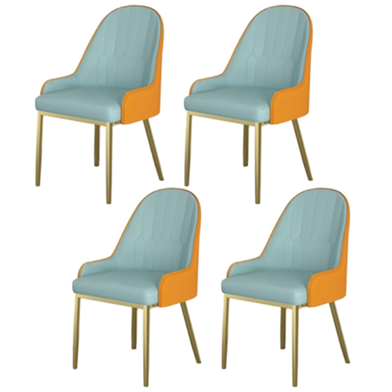 Nordic 1/4/5/7 Pieces Dining Set Rectangle Stone Dining Table for Kitchen Dining Room 4 Dark Blue Chairs Clearhalo 'Dining Room Sets' 'Dining Tables & Seating' 'dining_room_set' 'furn' 'furn_dining_room_set' 'Furniture' 'Kitchen & Dining Furniture' 5597281