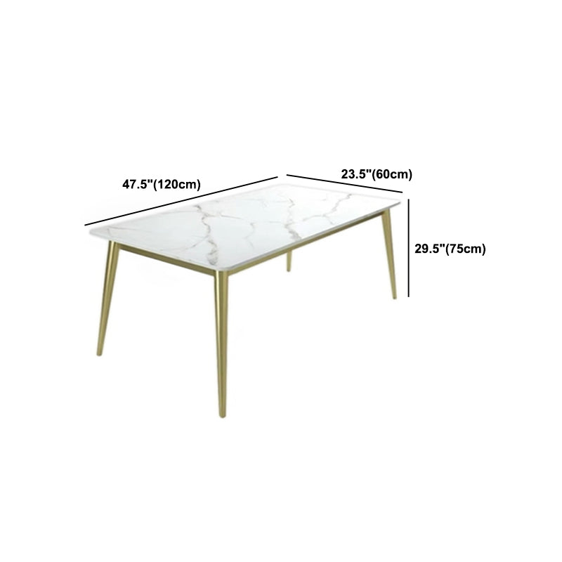 Nordic 1/4/5/7 Pieces Dining Set Rectangle Stone Dining Table for Kitchen Dining Room Clearhalo 'Dining Room Sets' 'Dining Tables & Seating' 'dining_room_set' 'furn' 'furn_dining_room_set' 'Furniture' 'Kitchen & Dining Furniture' 5597285