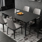 Rectangle Dining Table Sintered Stone Dining Table with 4 Legs