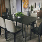 Rectangle Dining Table Sintered Stone Dining Table with 4 Legs