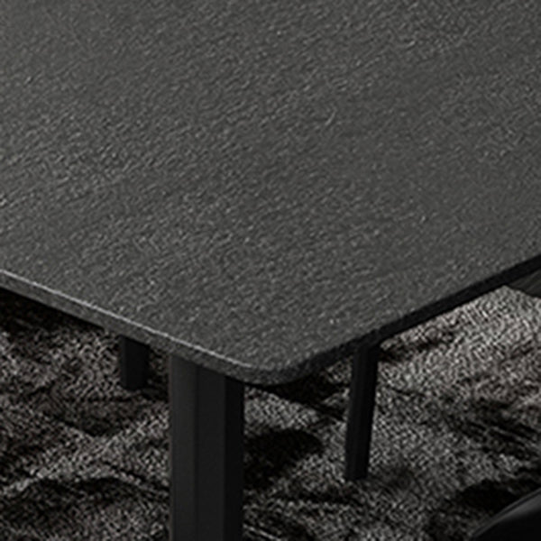 Rectangle Dining Table Sintered Stone Dining Table with 4 Legs