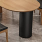 Free Form Dining Table Modern Double Pedestal Table for Kitchen