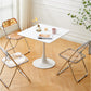 Moderne witte vervaardigde houten tafel Tulp-eettafel voor thuis