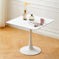 Moderne witte vervaardigde houten tafel Tulp-eettafel voor thuis