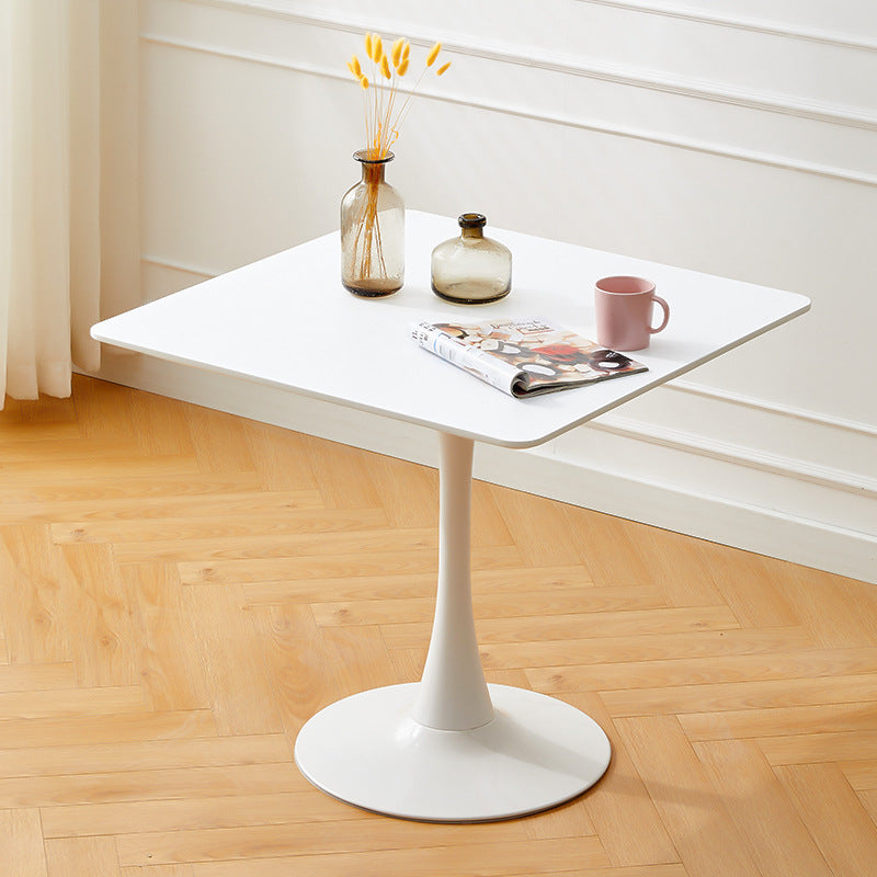 Moderne witte vervaardigde houten tafel Tulp-eettafel voor thuis