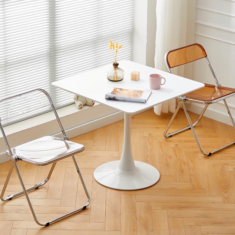 Moderne witte vervaardigde houten tafel Tulp-eettafel voor thuis